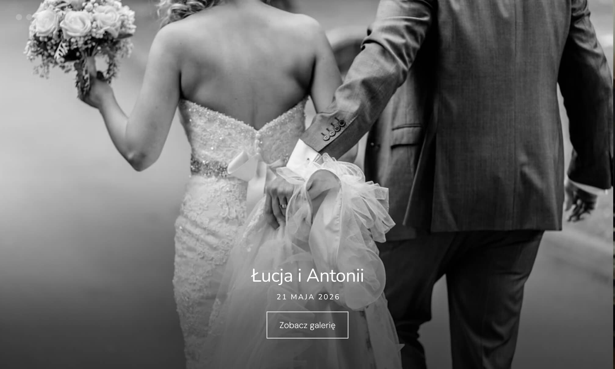 Okładka galerii - nazwa sesji i PIN